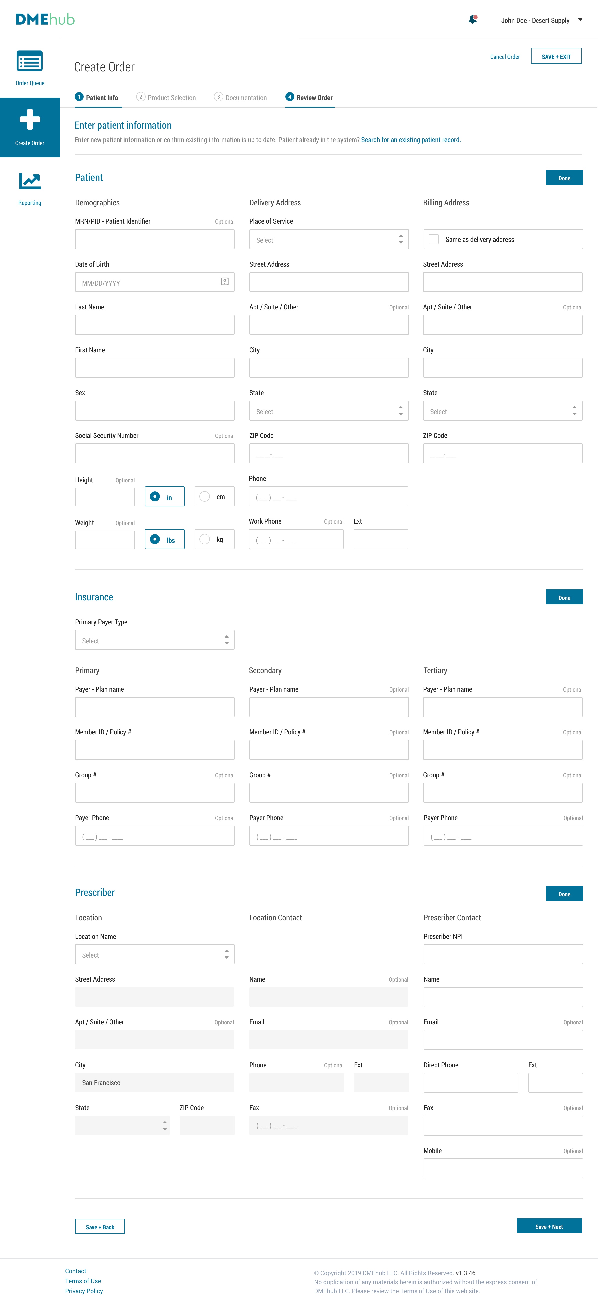 DME Hub screenshot 1