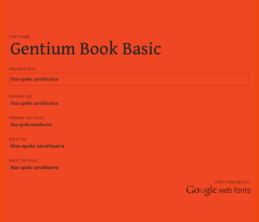 Beautiful Google Web Type