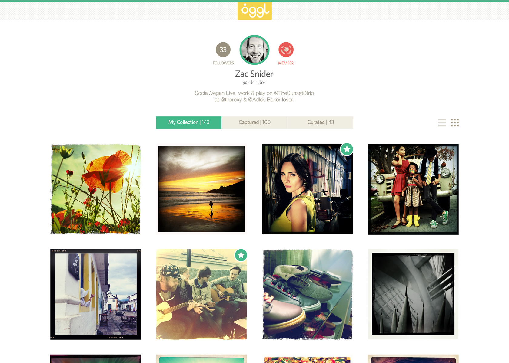 Web profile