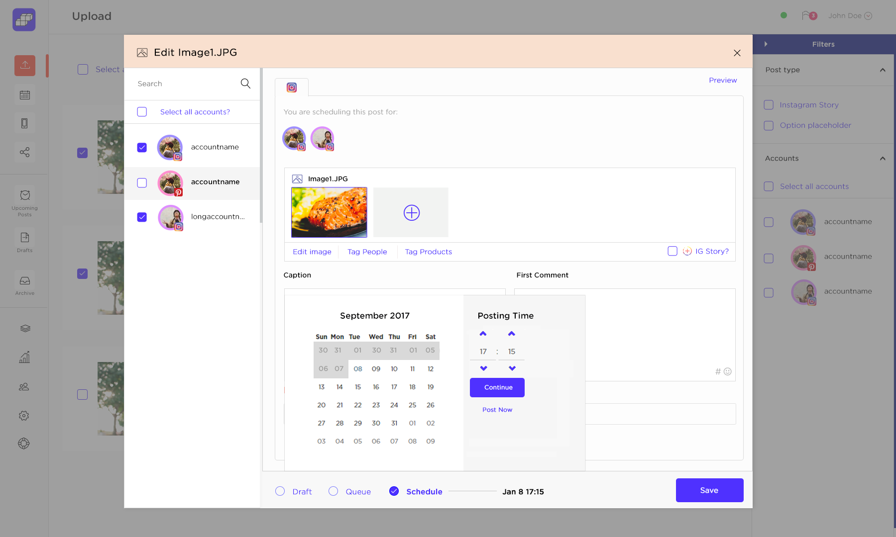 Sked Social composer