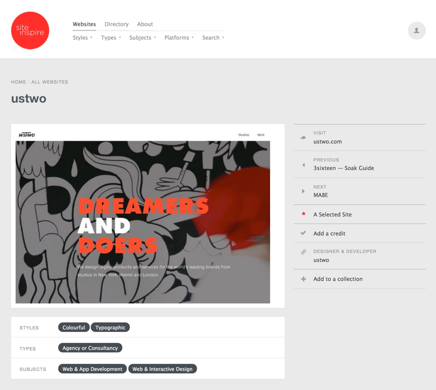 ustwo on Siteinspire